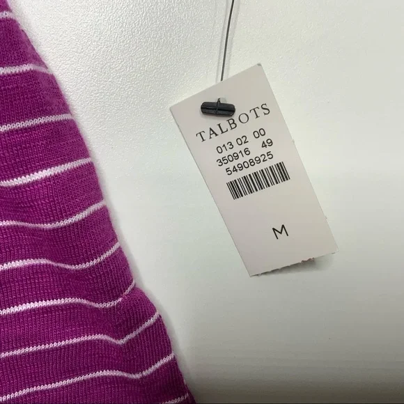 TALBOTS Crew-Neck Shirt. Size Medium. (NWT) - Picture 5 of 6